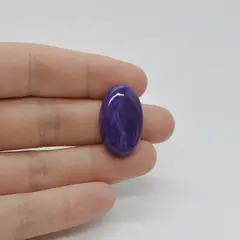 Cabochon Charoit 25x15x6mm C68