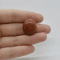 Cabochon Goldstone Maro 21x19x6mm C59