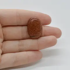 Cabochon Goldstone Maro 25x18x7mm C88