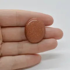 Cabochon Goldstone Maro 28x23x5mm C93