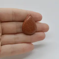 Cabochon Goldstone Maro 29x21x5mm C56