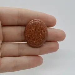 Cabochon Goldstone Maro 30x25x6mm C63