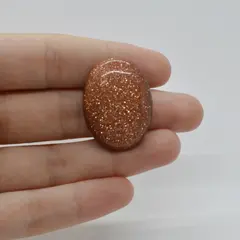 Cabochon Goldstone Maro 31x23x7mm C68