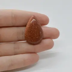 Cabochon Goldstone Maro 32x21x7mm C107