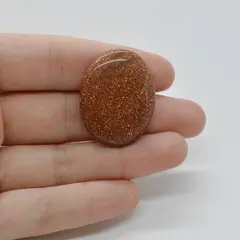 Cabochon Goldstone Maro 32x25x6mm C92