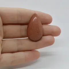 Cabochon Goldstone Maro 33x20x6mm C48