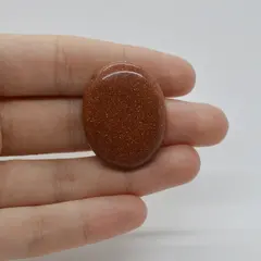 Cabochon Goldstone Maro 33x26x6mm C47