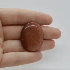 Cabochon Goldstone Maro 34x27x6mm C64