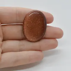Cabochon Goldstone Maro 35x26x6mm C101
