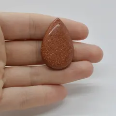 Cabochon Goldstone Maro 36x23x5mm C45