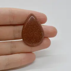 Cabochon Goldstone Maro 36x25x6mm C121