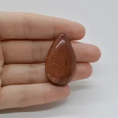 Cabochon Goldstone Maro 37x22x7mm C30