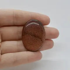 Cabochon Goldstone Maro 37x27x5mm C52