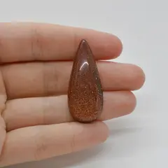 Cabochon Goldstone Maro 40x16x6mm C117
