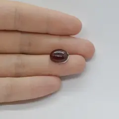 Cabochon Granat Hessonit 11x9x5mm C254