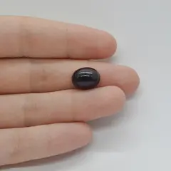 Cabochon Granat Hessonit 12x10x6mm C197