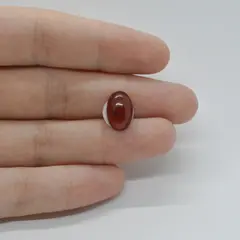 Cabochon Granat Hessonit 12x8x4mm C14