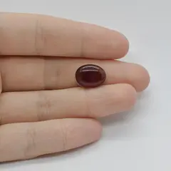 Cabochon Granat Hessonit 13x10x4mm C221