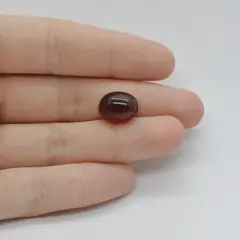 Cabochon Granat Hessonit 13x10x6mm C220