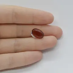 Cabochon Granat Hessonit 13x9x4mm C249