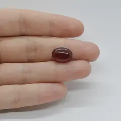 Cabochon Granat Hessonit 13x9x4mm C4