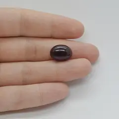 Cabochon Granat Hessonit 14x11x5mm C216