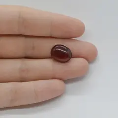 Cabochon Granat Hessonit 14x11x5mm C236