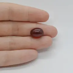 Cabochon Granat Hessonit 14x11x6mm C186