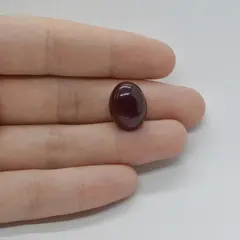 Cabochon Granat Hessonit 15x12x6mm C53