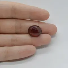 Cabochon Granat Hessonit 15x13x6mm C59