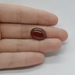 Cabochon Granat Hessonit 16x12x5mm C58