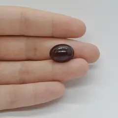 Cabochon Granat Hessonit 16x12x7mm C218