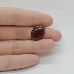 Cabochon Granat Hessonit 17x13x4mm C171