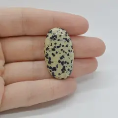 Cabochon Jasp Dalmatian 34x19x7mm C13