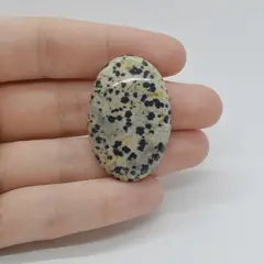 Cabochon Jasp Dalmatian 37x24x6mm C17