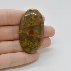 Cabochon Jasp Fruity 51x28x7mm C48