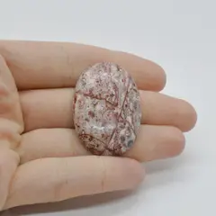 Cabochon Jasp Leopard 2 38x25x6mm C2
