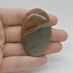 Cabochon Jasp Policrom 52x33x6mm C54