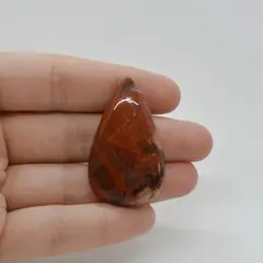 Cabochon Jasp Rosu 42x25x7mm C62