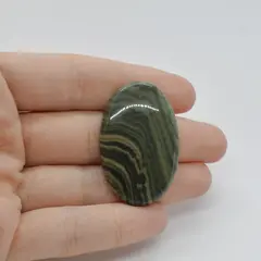 Cabochon Jasp Zebra Verde 40x25x6mm C3