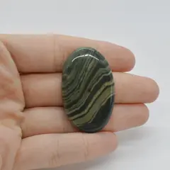 Cabochon Jasp Zebra Verde 41x26x6mm C4