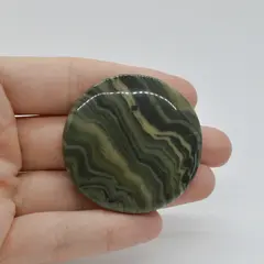 Cabochon Jasp Zebra Verde 44x45x6mm C28