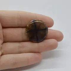 Cabochon Kiastolit 26x26x6mm C35