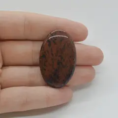 Cabochon Obsidian Mahon 38x24x5mm C80