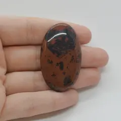 Cabochon Obsidian Mahon 45x27x7mm C86