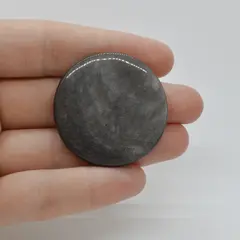 Cabochon Obsidian Silver 37x37x5mm C47