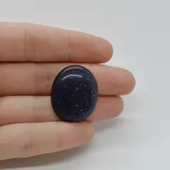 Cabochon Goldstone Albastru 27x23x6mm C87