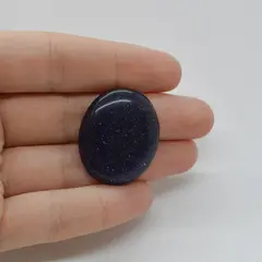 Cabochon Goldstone Albastru 30x25x6mm C62