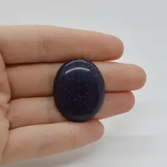 Cabochon Goldstone Albastru 31x25x6mm C113