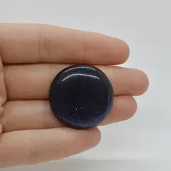 Cabochon Goldstone Albastru 31x31x6mm C98